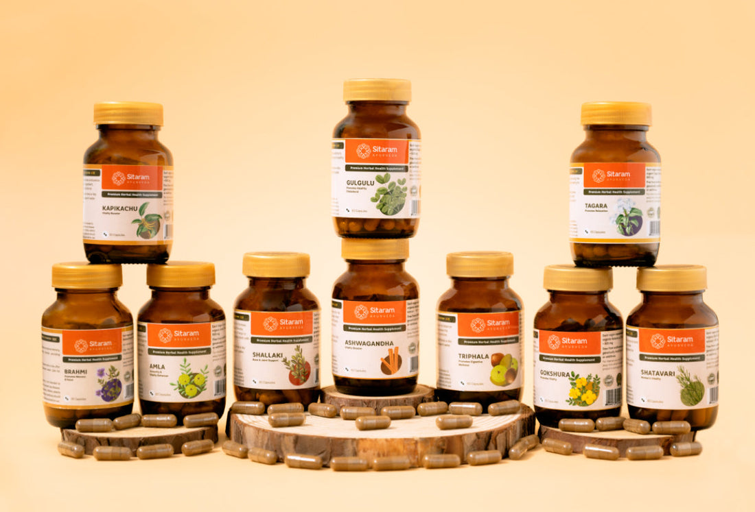 Sitaram Ayurveda Cápsulas de Erva Única collection
