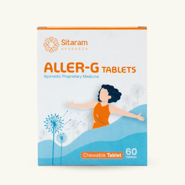 Sitaram Ayurveda, Aller-G comprimidos, 60 comprimidos, suplemento ayurvedico