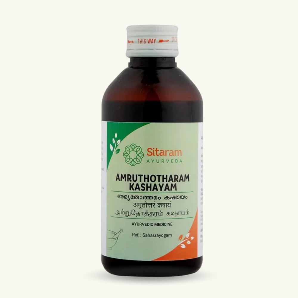 Sitaram Ayurveda, Amruthotharam Kashayam, 200 ml, ajurvedsky doplnek
