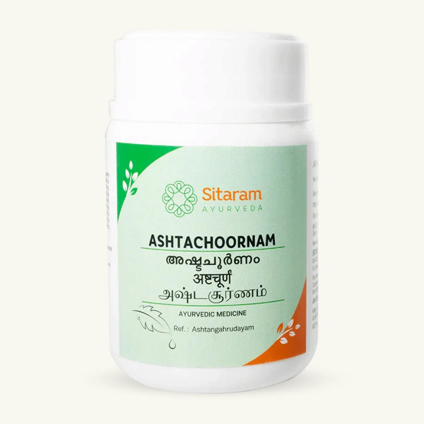 Sitaram Ayurveda, Ashta Choornam, 50 g, suplemento ayurvedico