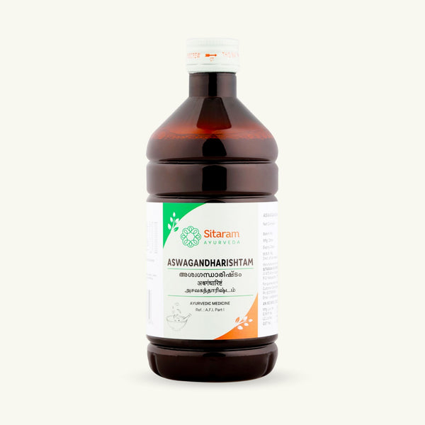 Sitaram Ayurveda, Ashwagandhaarishtham, suplemento ayurvedico