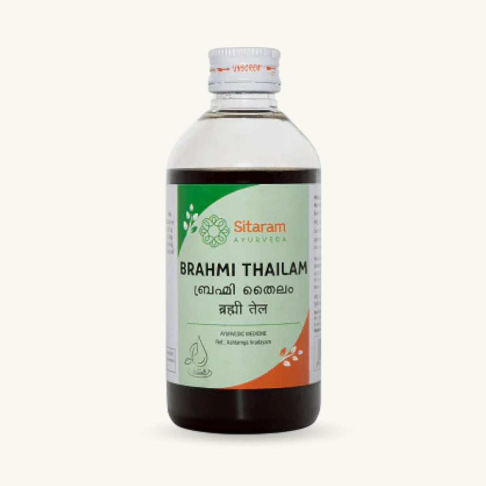 Sitaram Ayurveda, Brahmi Thailam, 200 ml, klasicni ajurvedski Thailam