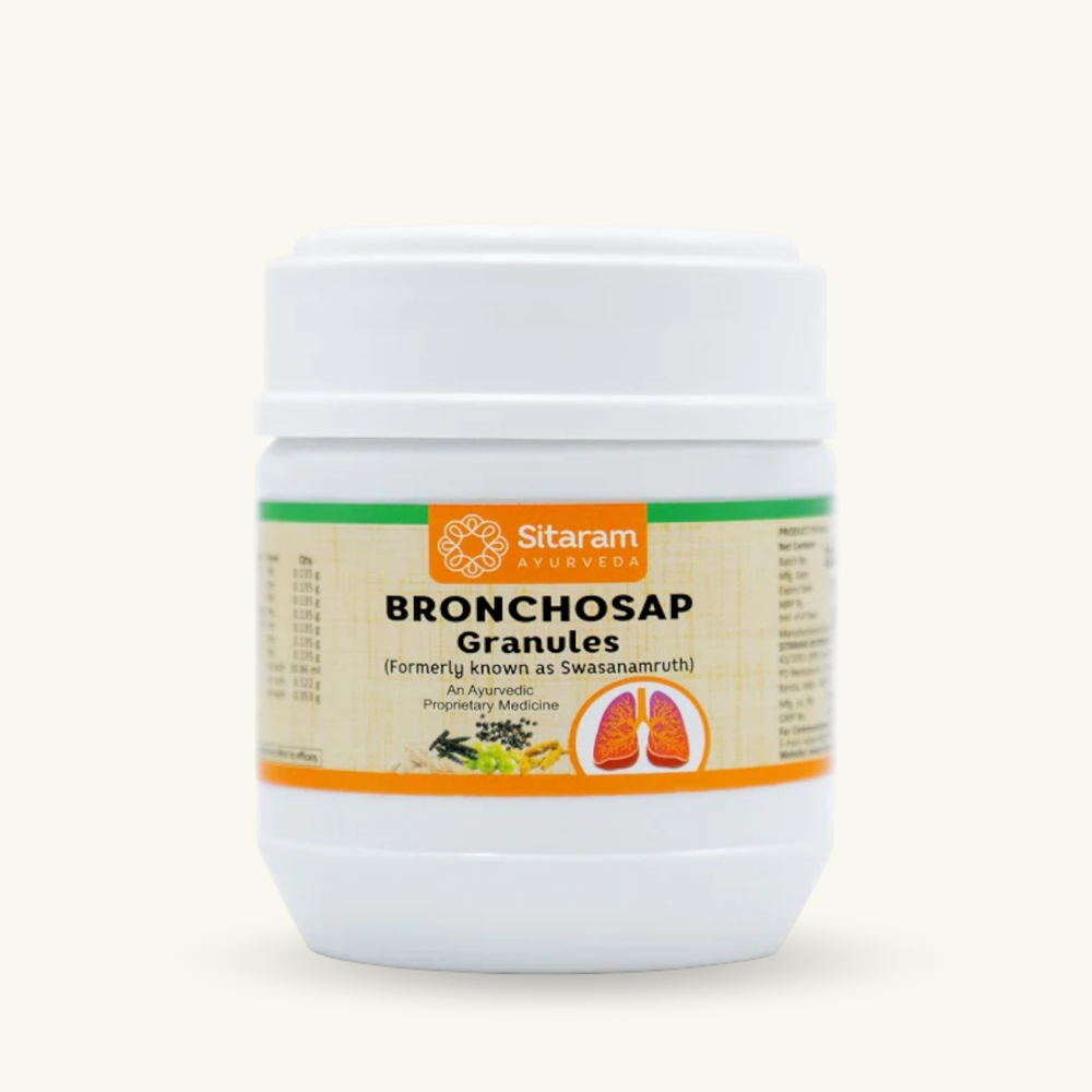 Sitaram Ayurveda, Bronchosap (granule), 100 g, ajurvedsky doplnek