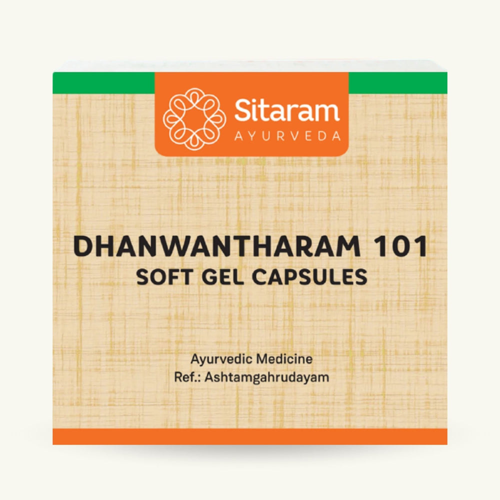 Sitaram Ayurveda, Dhanwantharam 101 cápsulas, suplemento ayurvedico