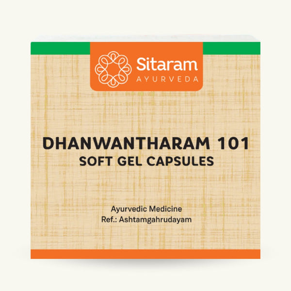 Sitaram Ayurveda, Dhanwantharam 101 cápsulas, suplemento ayurvedico