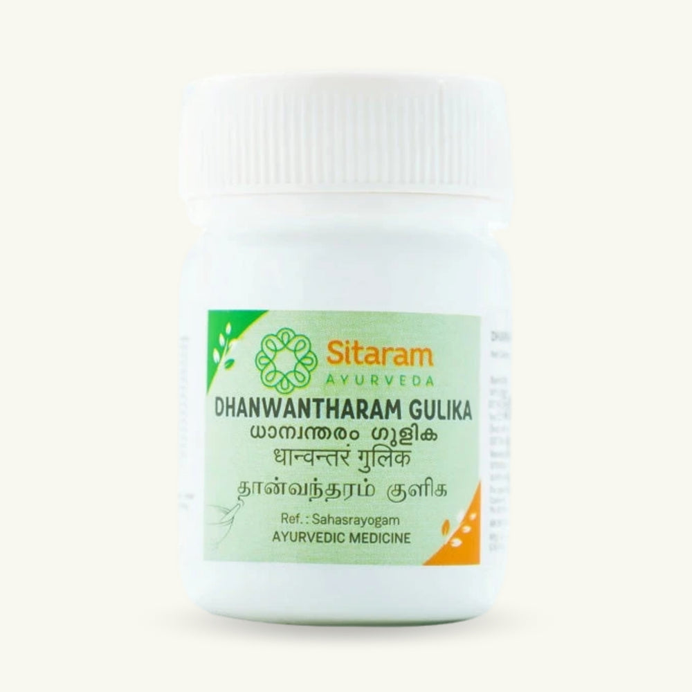 Sitaram Ayurveda, Dhanwantharam Gulika comprimés, complement ayurvedique