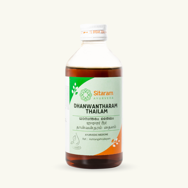 Sitaram Ayurveda, Dhanwantharam Thailam, klasicky ajurvedsky Thailam