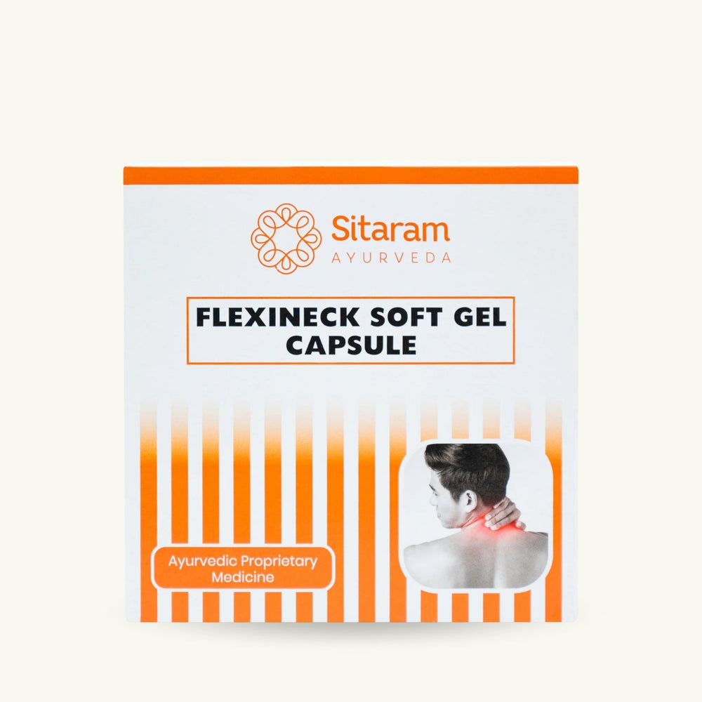 Sitaram Ayurveda, Flexineck mehke kapsule, 60 mehkih kapsul, ajurvedsko dopolnilo