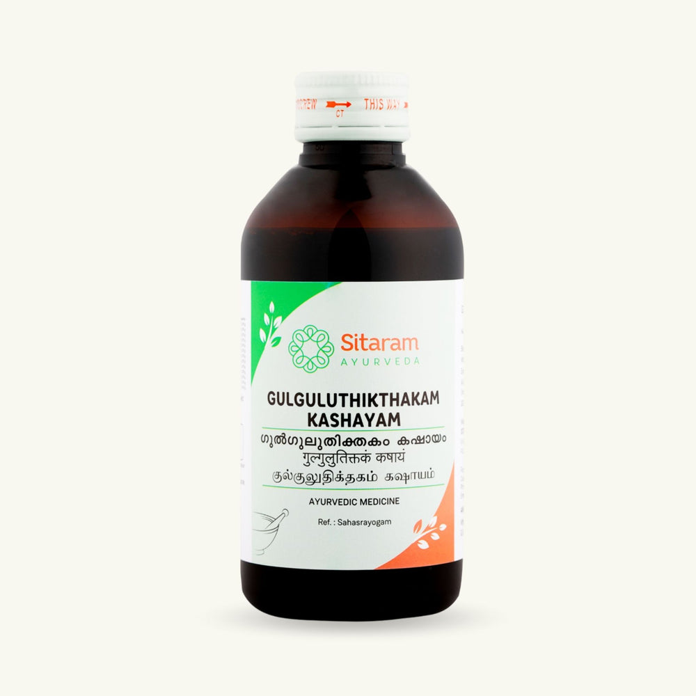 Sitaram Ayurveda, Guluguluthikthakam Kashayam, suplement ajurwedyjski
