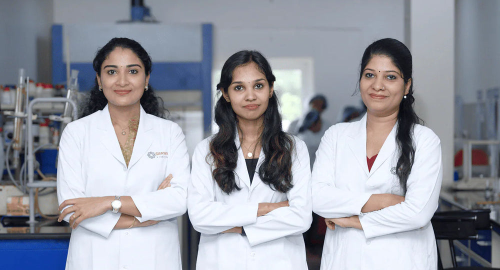 Sitaram Ayurveda laboratory in Kerala, India