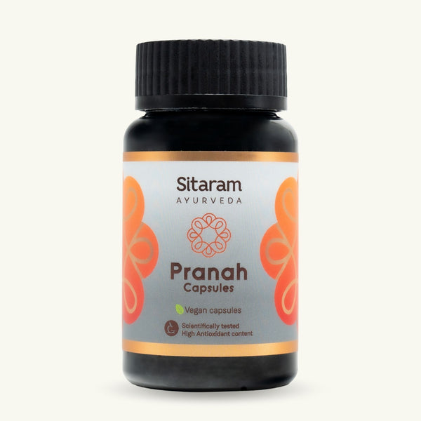 Sitaram Ayurveda, Pranah cápsulas, suplemento ayurvedico