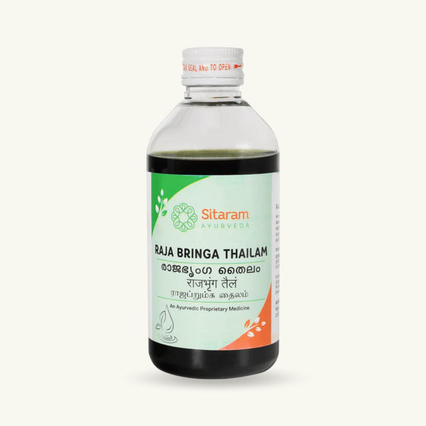 Sitaram Ayurveda, Raja Bhringa Thailam, 200 ml, Thailam ayurvedico classico