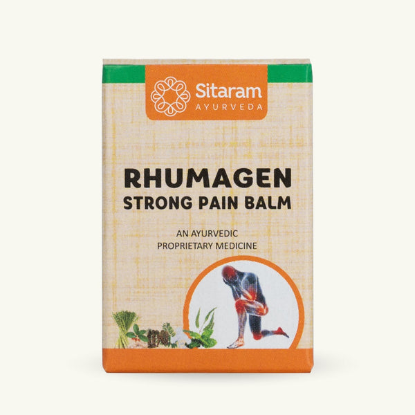 Sitaram Ayurveda, Rhumagen bálsamo, preparacao ayurvedica classica