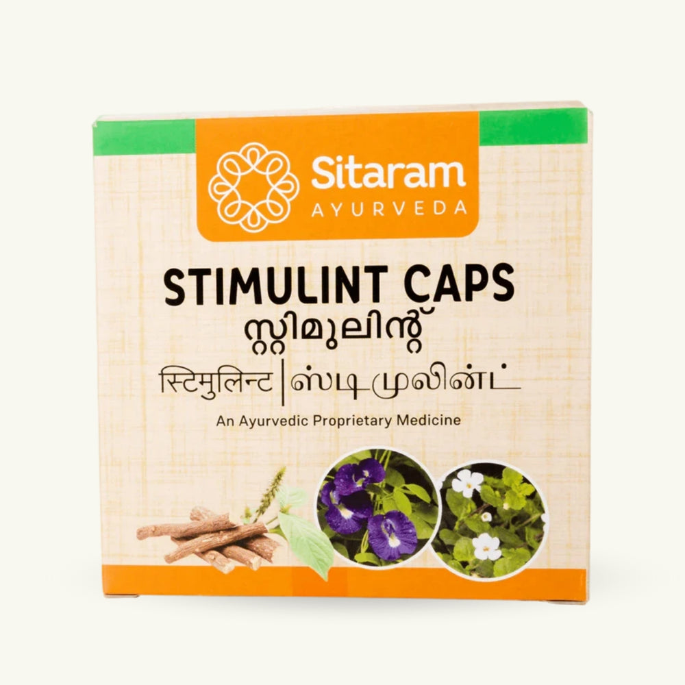 Sitaram Ayurveda, Stimulint kapsule, 100 kapsula, ayurvedski dodatak