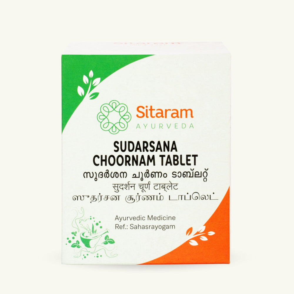 Sitaram Ayurveda, Sudarsana Choornam tabletki, suplement ajurwedyjski