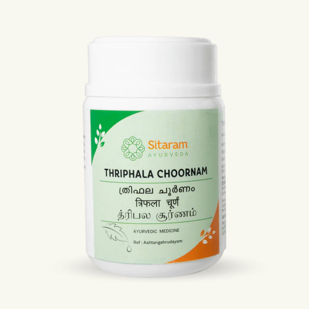 Sitaram Ayurveda, Triphala Choornam, 50 g, suplement ajurwedyjski