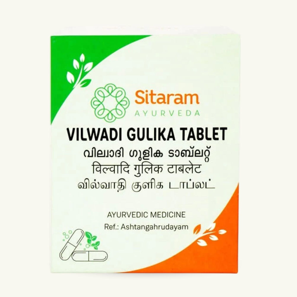 Sitaram Ayurveda, Vilwadi Gulika tablety, ajurvedsky doplnek